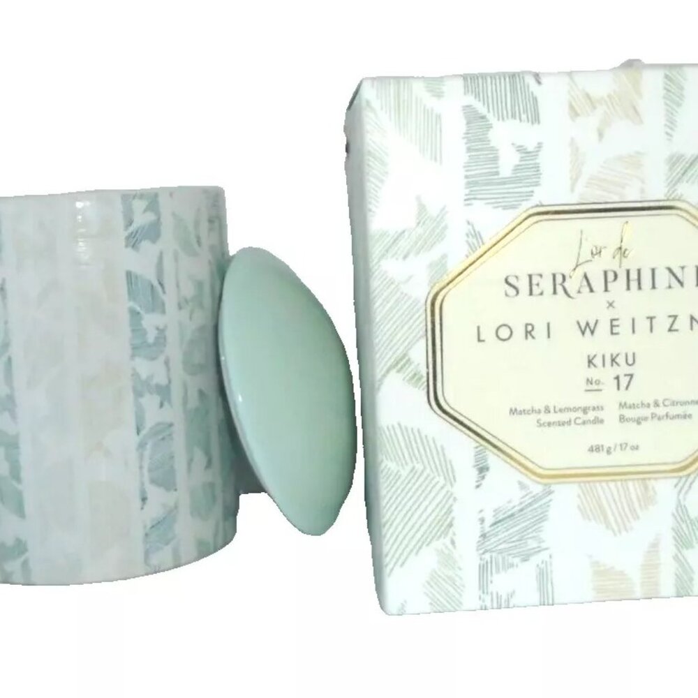 L'OR DE SERAPHINE Joie No. 17 Matcha & Lemongrass scented Candle 17oz New in Box